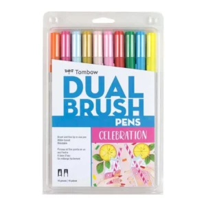 Set 10 Marcadores Dual Brush Pen – Celebration