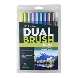 Set 10 Marcadores Dual Brush Pen – Landscape