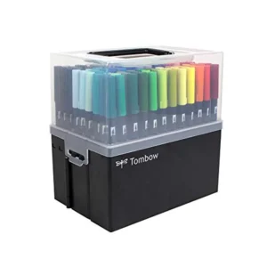 Maleta 108 Marcadores dual brush llena