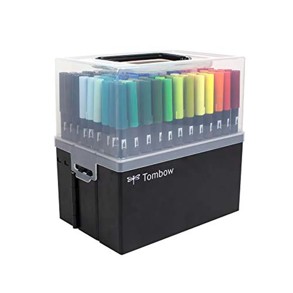 Maleta 108 Marcadores dual brush llena