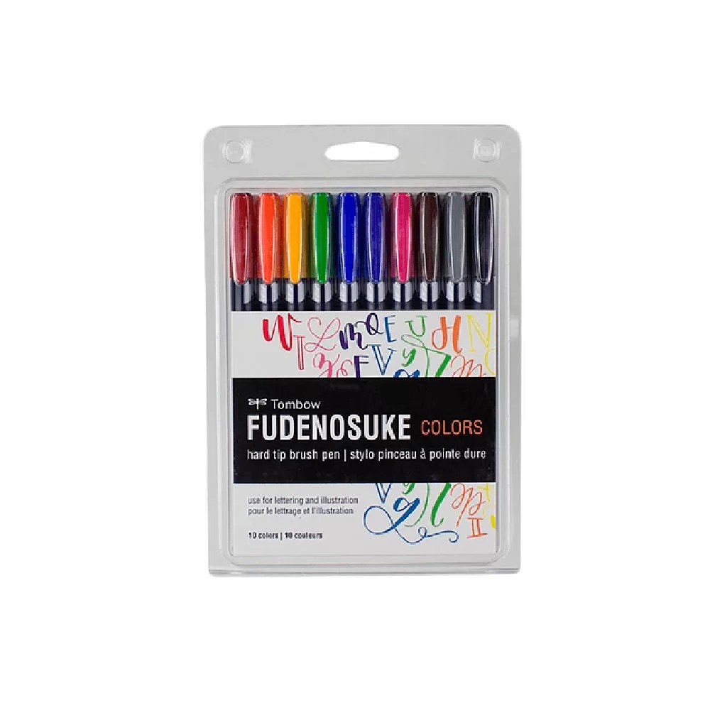 Marcadores fudenosuke, 10 colores