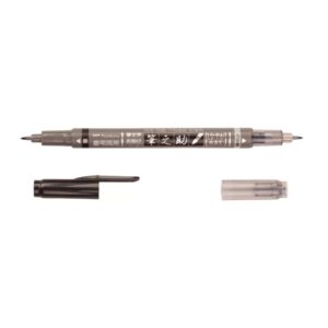 Marcador fudenosuke, negro/gris