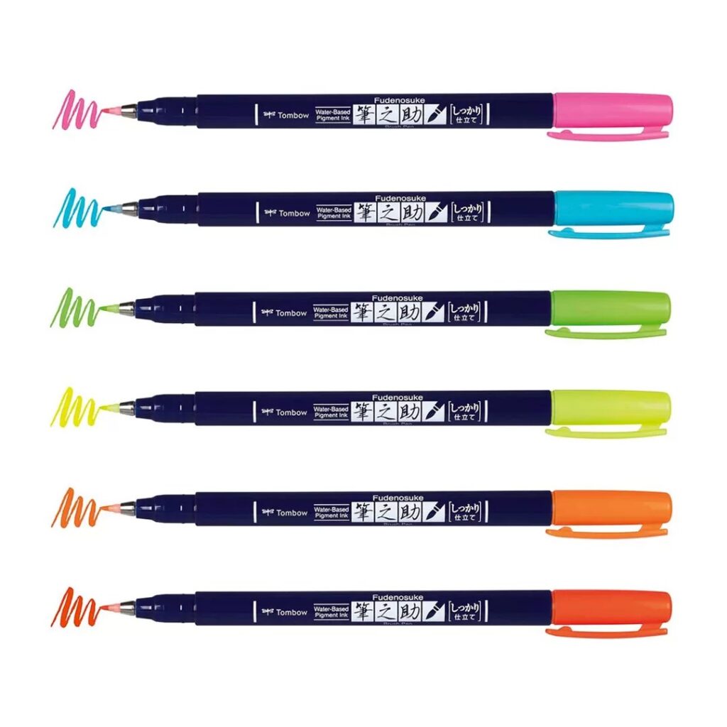 Marcadores Fudenosuke Neon