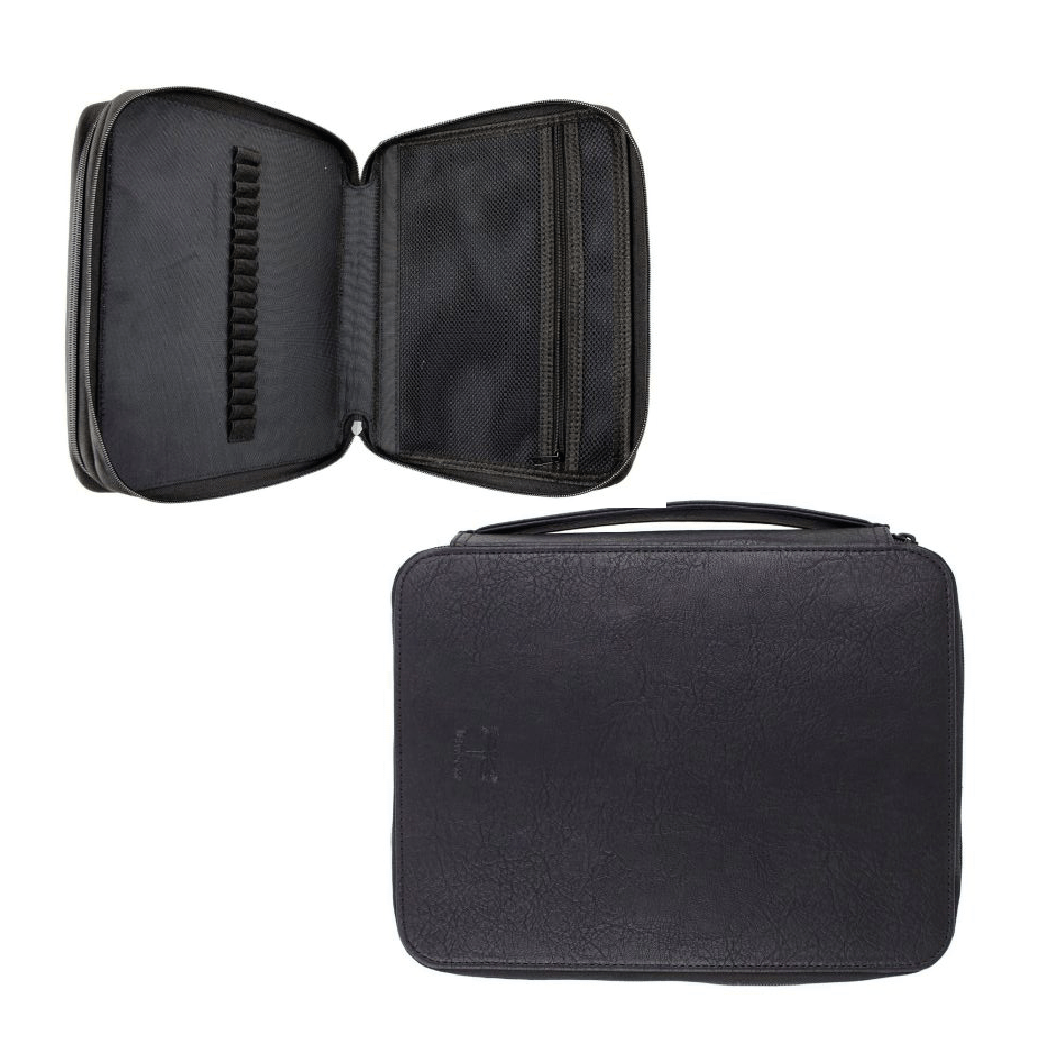 Estuche doble para Marcadores, negro