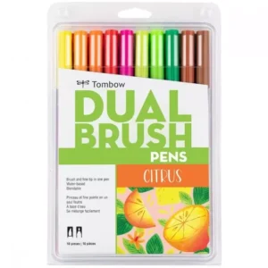 Set 10 Marcadores Dual Brush Pen – Citrus