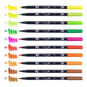 Set 10 Marcadores Dual Brush Pen – Citrus