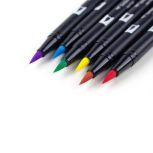 Set 6 Marcadores ABT Dual Brush Pen – Pastel