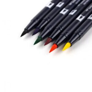 Set 6 Marcadores ABT Dual Brush Pen – Primary