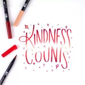 Set 6 Marcadores ABT Dual Brush Pen – Red