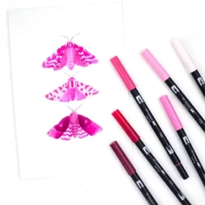 Set 6 Marcadores ABT Dual Brush Pen – Pink