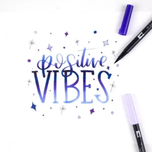 Set 6 Marcadores ABT Dual Brush Pen – Purple