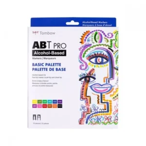 Set 12 Marcadores ABT PRO al alcohol Basic Palette