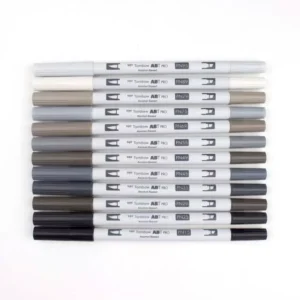 Set 12 Marcadores ABT PRO al alcohol Gray Palette