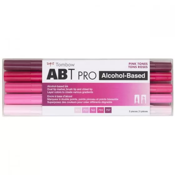 Set ABT PRO Pink Tones 5 unidades