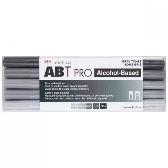 Set ABT PRO Gray Tones 5 unidades