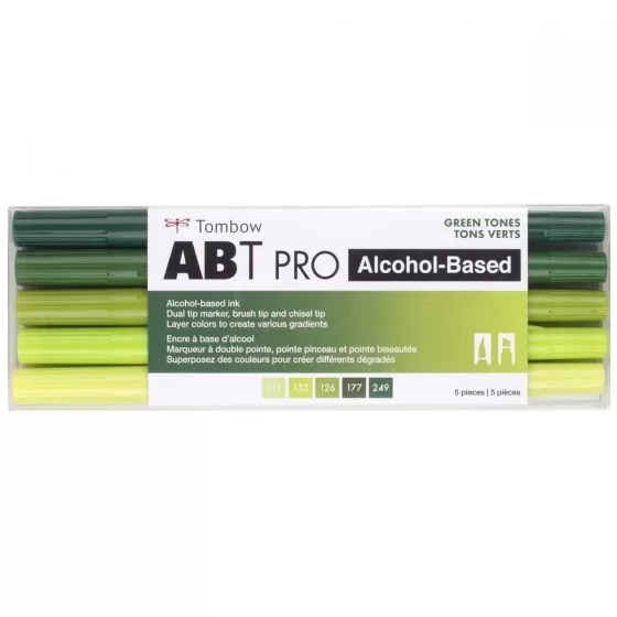 Set ABT PRO Green Tones 5 unidades