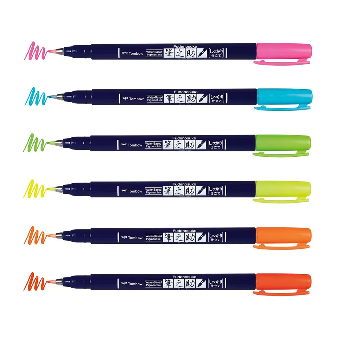 Marcadores Fudenosuke Neon