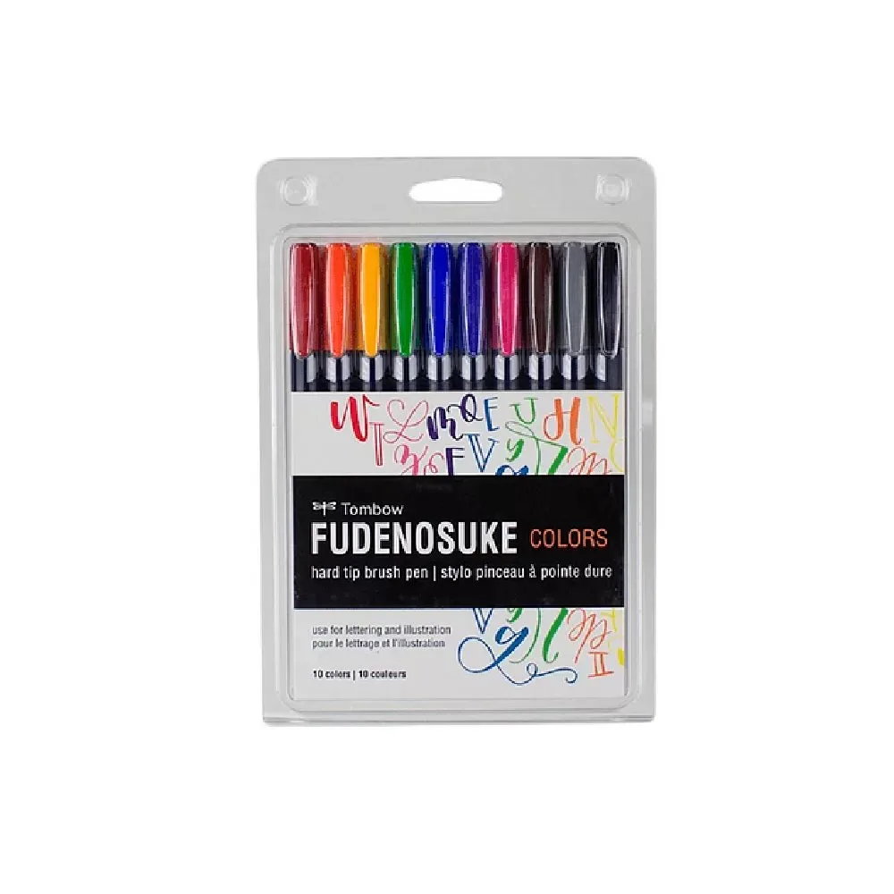 Marcadores fudenosuke, 10 colores