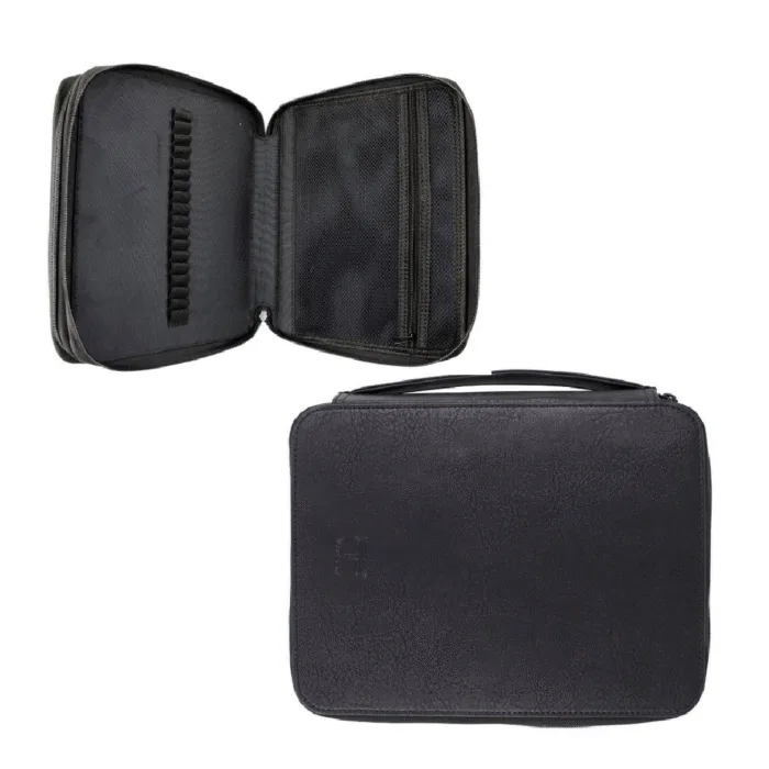 Estuche doble para Marcadores, negro