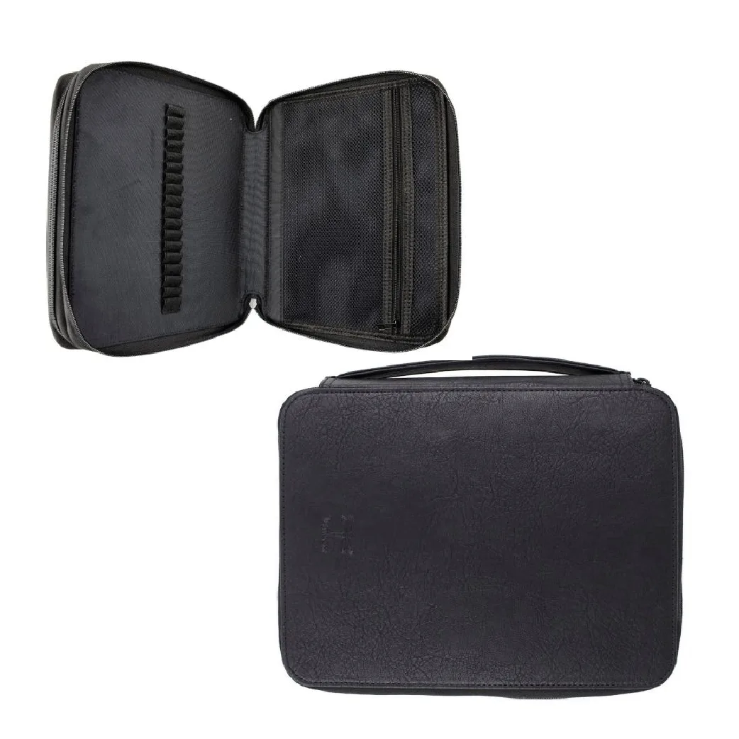 Estuche doble para Marcadores, negro