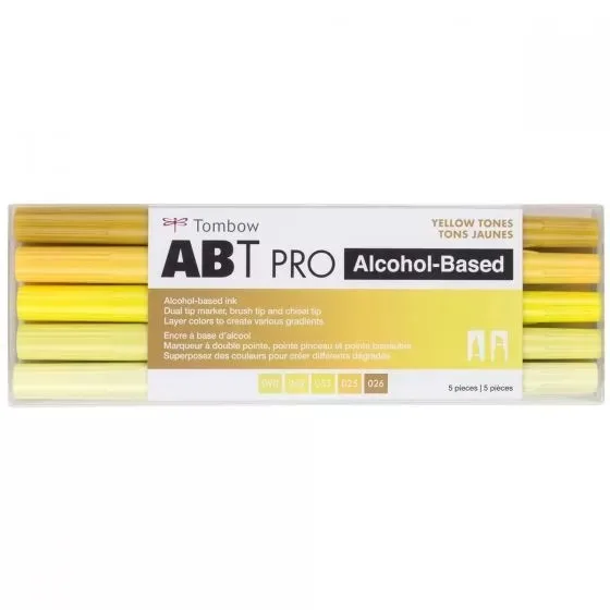 Set ABT PRO Yellow Tones 5 unidades